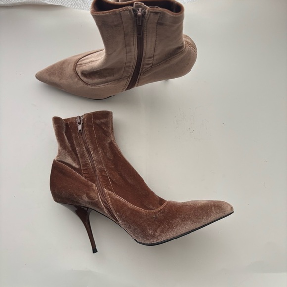 Jeffrey Campbell Florette Boot Velvet Sz 6.5 - Picture 5 of 9